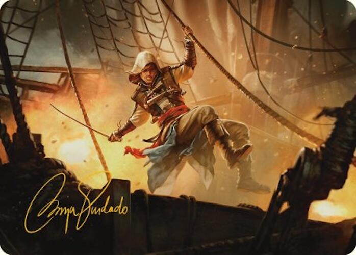 Edward Kenway Art Card (Gold-Stamped Signature) [Assassin's Creed Art Series] | Gam3 Escape