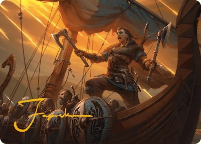 Eivor, Battle-Ready Art Card (Gold-Stamped Signature) [Assassin's Creed Art Series] | Gam3 Escape