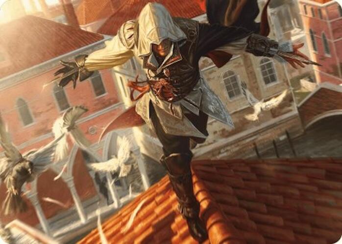 Ezio, Blade of Vengeance Art Card [Assassin's Creed Art Series] | Gam3 Escape