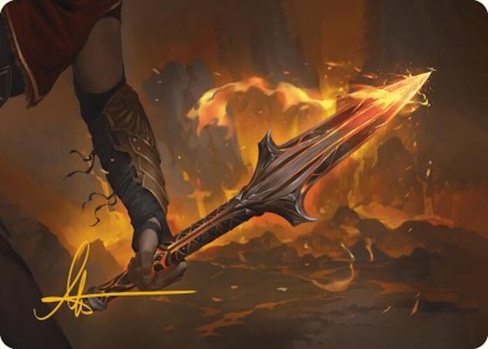 The Spear of Leonidas Art Card (Gold-Stamped Signature) [Assassin's Creed Art Series] | Gam3 Escape