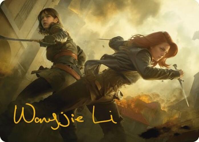 Mary Read and Anne Bonny Art Card (Gold-Stamped Signature) [Assassin's Creed Art Series] | Gam3 Escape