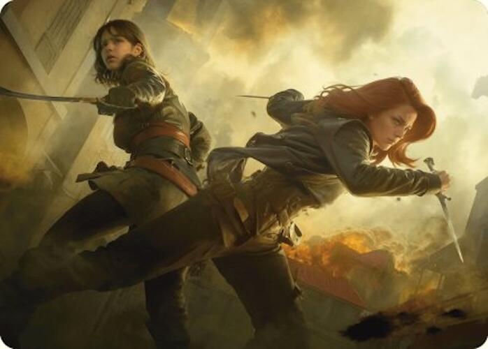 Mary Read and Anne Bonny Art Card [Assassin's Creed Art Series] | Gam3 Escape