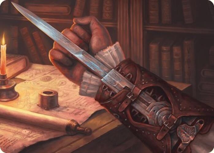Hidden Blade Art Card [Assassin's Creed Art Series] | Gam3 Escape