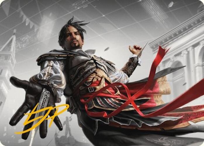 Ezio Auditore da Firenze Art Card (Gold-Stamped Signature) [Assassin's Creed Art Series] | Gam3 Escape
