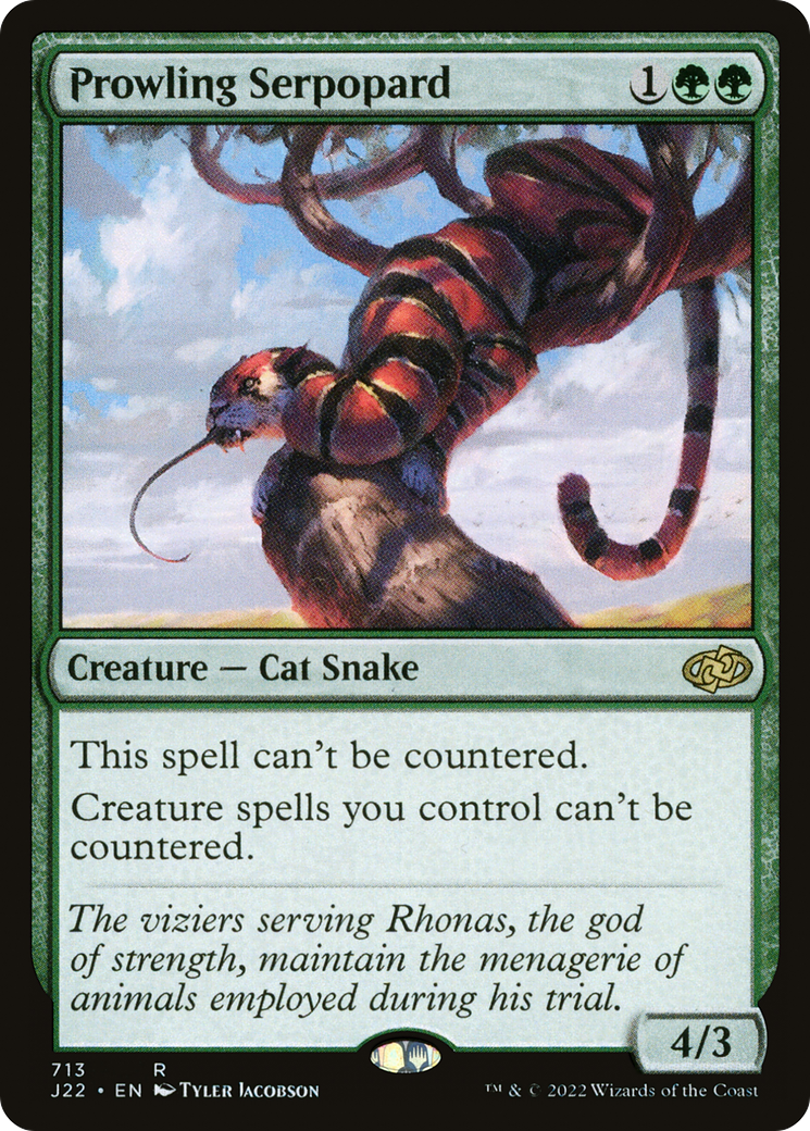 Prowling Serpopard [Jumpstart 2022] | Gam3 Escape