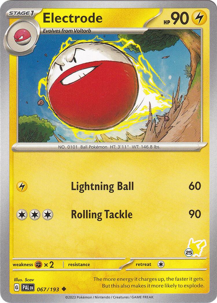 Electrode (067/193) (Pikachu Stamp #25) [Battle Academy 2024] | Gam3 Escape