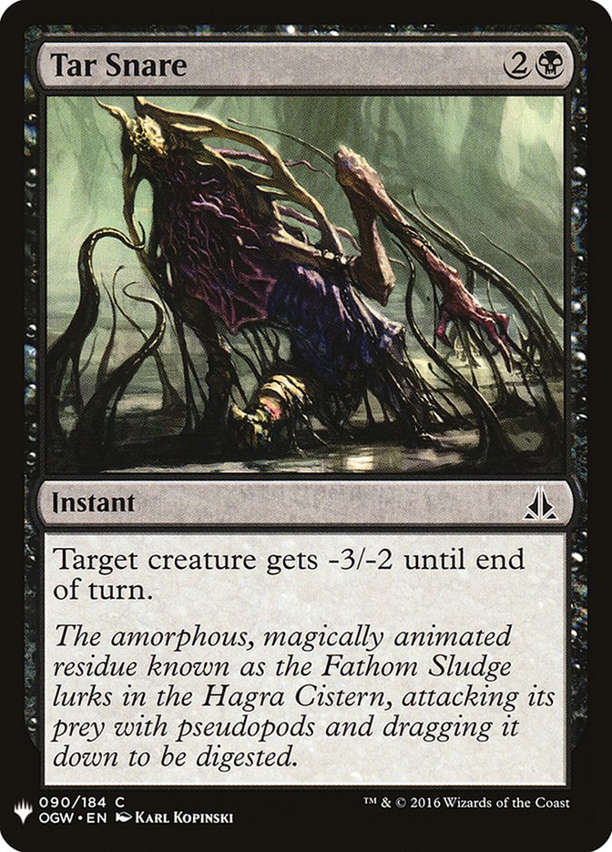 Tar Snare [Mystery Booster] | Gam3 Escape