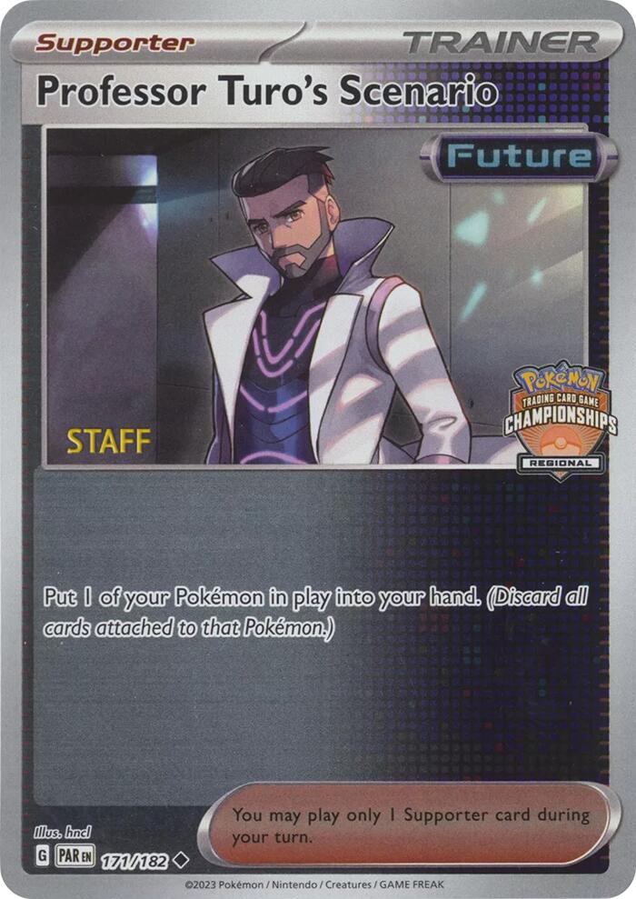 Professor Turo's Scenario (171/182) (2023 Regional Championships Staff) [League & Championship Cards] | Gam3 Escape