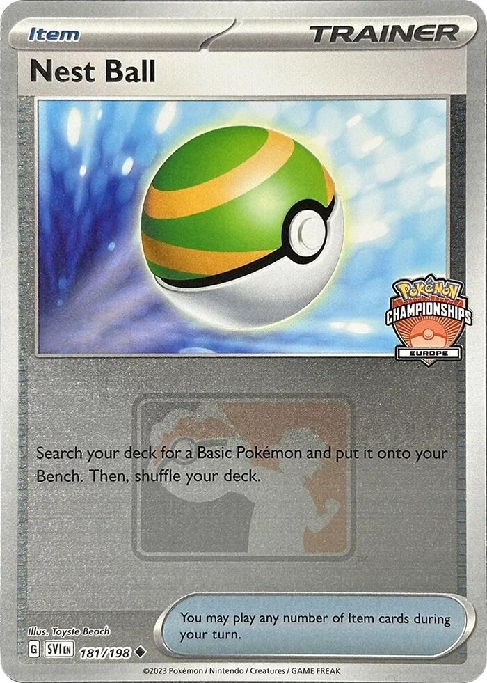 Nest Ball (181/198) (2024 Europe Championships) [League & Championship Cards] | Gam3 Escape