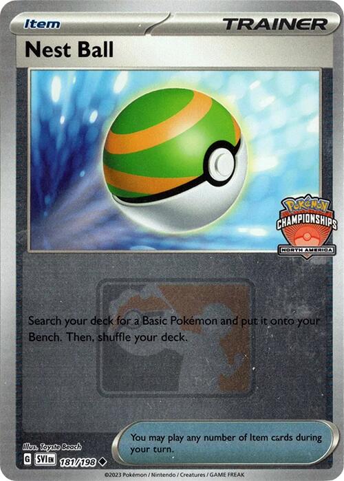 Nest Ball (181/198) (2024 North America Championships) [League & Championship Cards] | Gam3 Escape