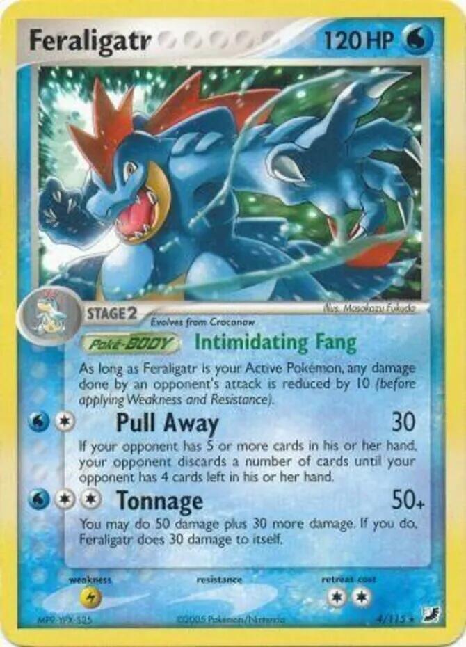 Feraligatr (4/115) (Theme Deck Exclusives) [EX: Unseen Forces] | Gam3 Escape