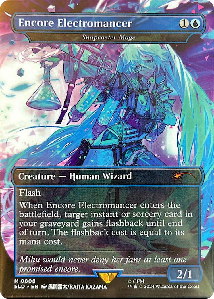 Encore Electromancer - Snapcaster Mage (Rainbow Foil) [Secret Lair Drop Series] | Gam3 Escape