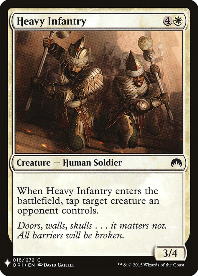 Heavy Infantry [Mystery Booster] | Gam3 Escape