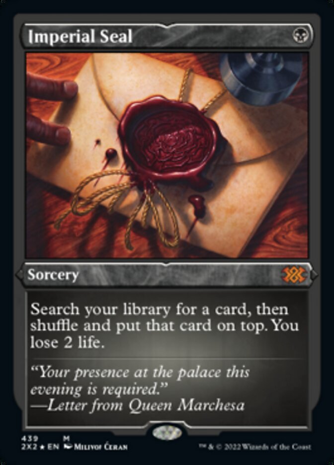 Imperial Seal (Foil Etched) [Double Masters 2022] | Gam3 Escape