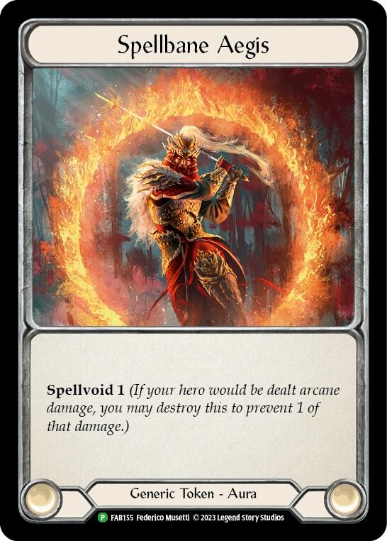 Spellbane Aegis [FAB155] (Promo)  Cold Foil | Gam3 Escape