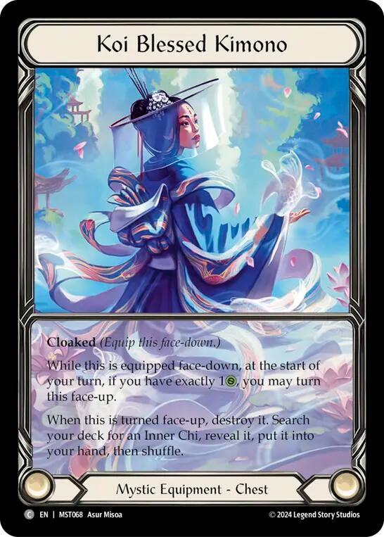 Koi Blessed Kimono (Extended Art) [MST068] (Part the Mistveil)  Cold Foil | Gam3 Escape