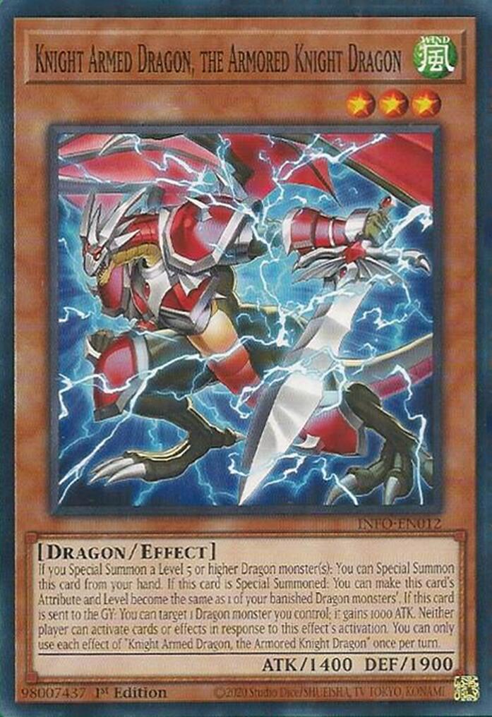 Knight Armed Dragon, the Armored Knight Dragon [INFO-EN012] Common | Gam3 Escape