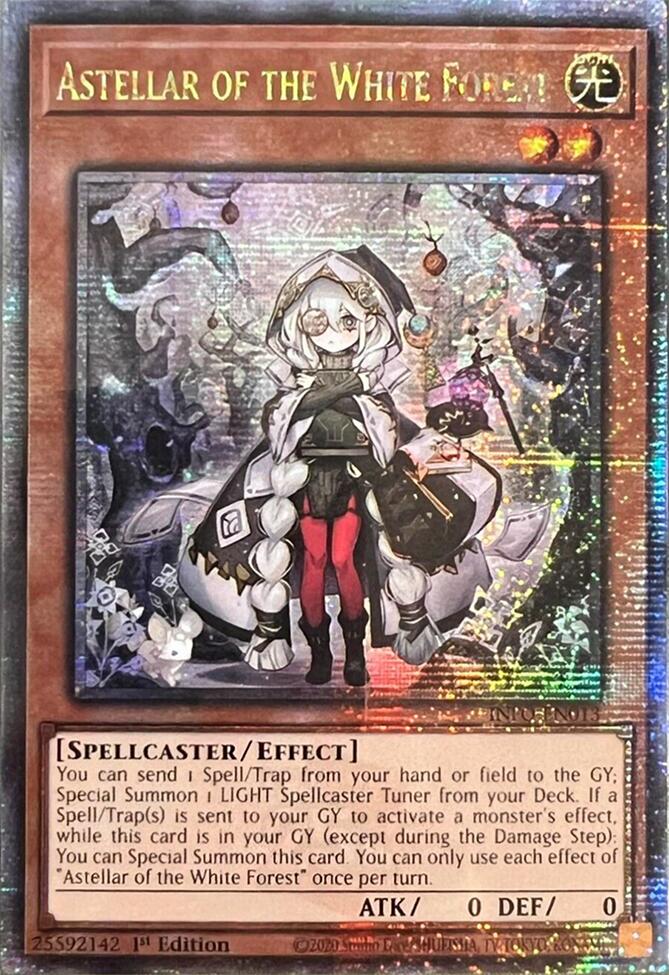 Astellar of the White Forest (Quarter Century Secret Rare) [INFO-EN013] Quarter Century Secret Rare | Gam3 Escape