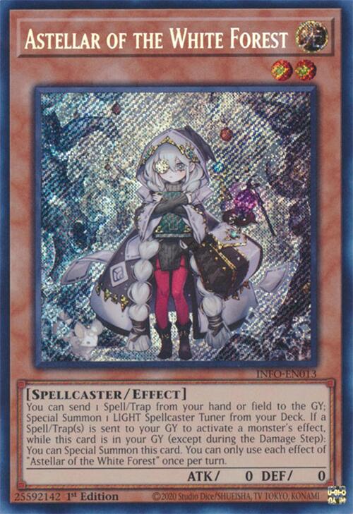 Astellar of the White Forest [INFO-EN013] Secret Rare | Gam3 Escape