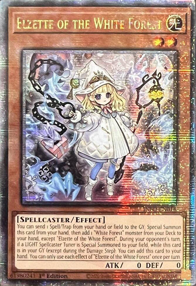 Elzette of the White Forest (Quarter Century Secret Rare) [INFO-EN014] Quarter Century Secret Rare | Gam3 Escape