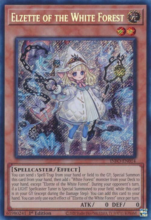 Elzette of the White Forest [INFO-EN014] Secret Rare | Gam3 Escape