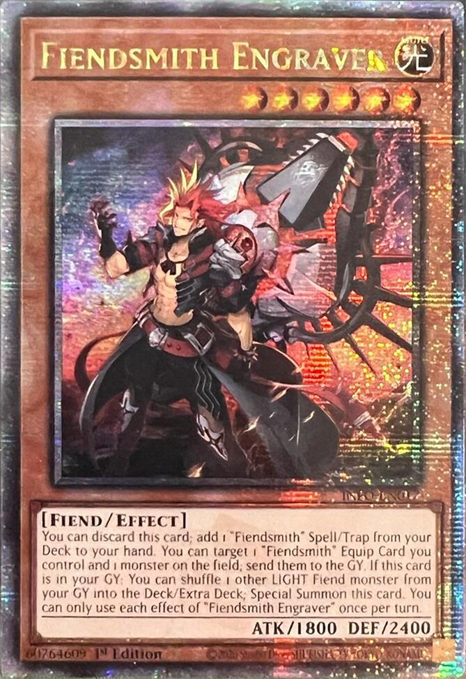 Fiendsmith Engraver (Quarter Century Secret Rare) [INFO-EN017] Quarter Century Secret Rare | Gam3 Escape