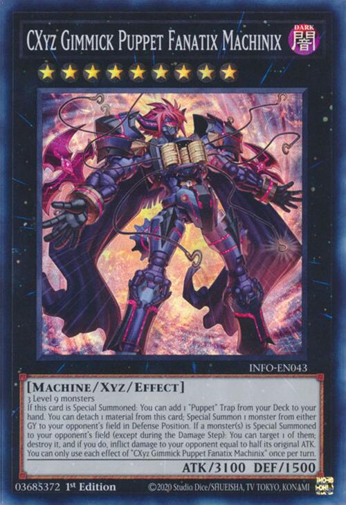 CXyz Gimmick Puppet Fanatix Machinix [INFO-EN043] Super Rare | Gam3 Escape