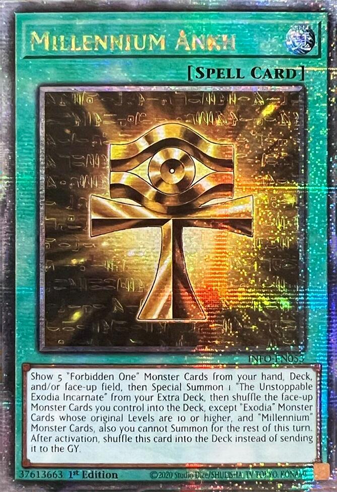 Millennium Ankh (Quarter Century Secret Rare) [INFO-EN053] Quarter Century Secret Rare | Gam3 Escape