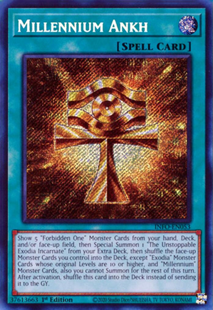 Millennium Ankh [INFO-EN053] Secret Rare | Gam3 Escape