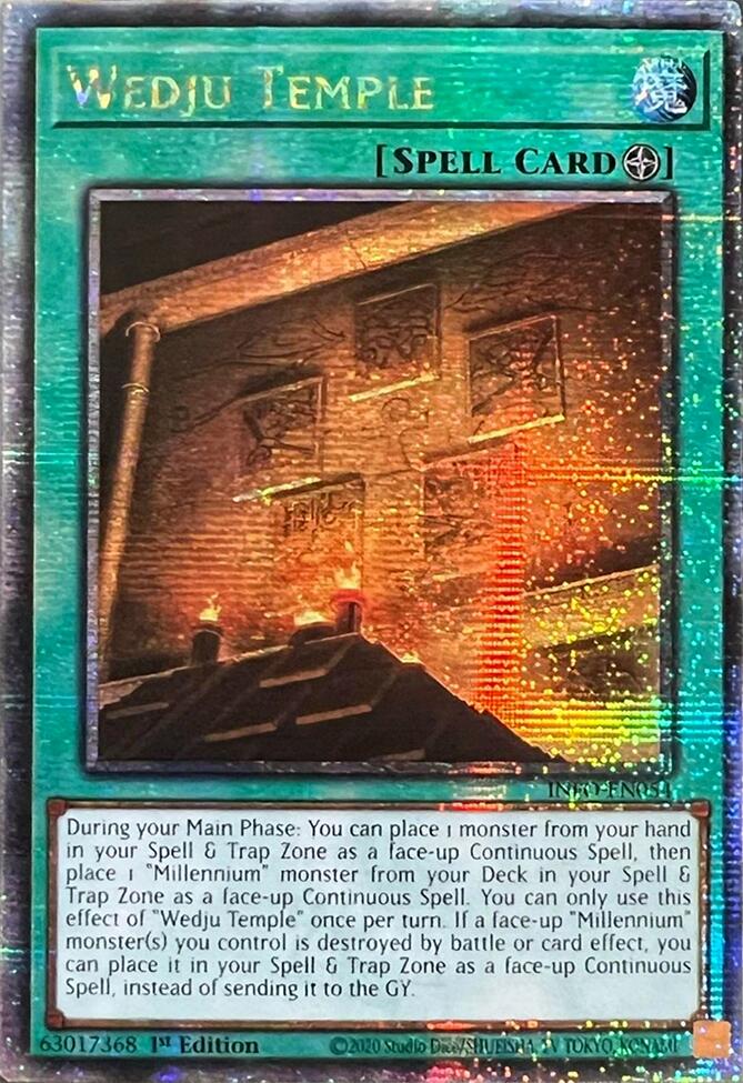 Wedju Temple (Quarter Century Secret Rare) [INFO-EN054] Quarter Century Secret Rare | Gam3 Escape