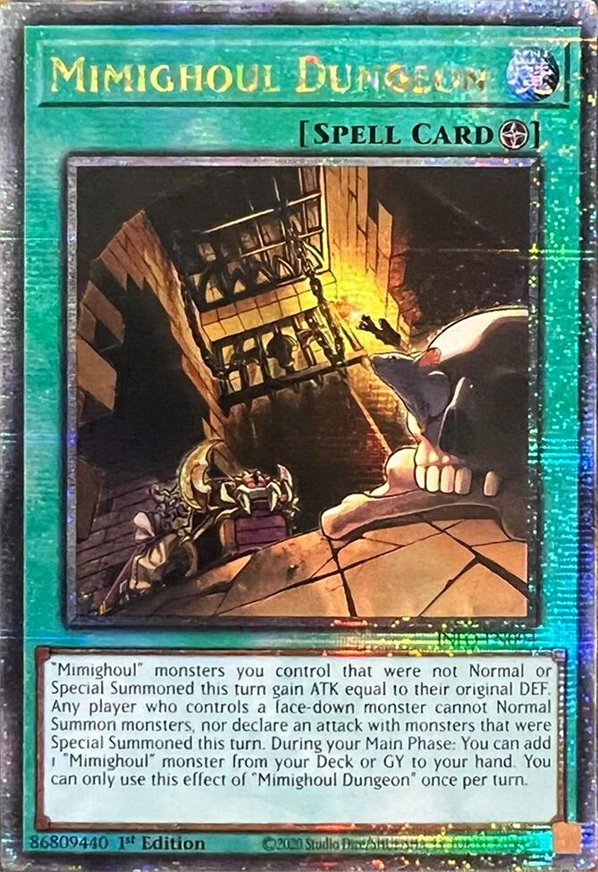 Mimighoul Dungeon (Quarter Century Secret Rare) [INFO-EN094] Quarter Century Secret Rare | Gam3 Escape