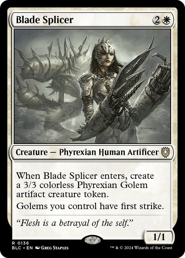 Blade Splicer [Bloomburrow Commander] | Gam3 Escape