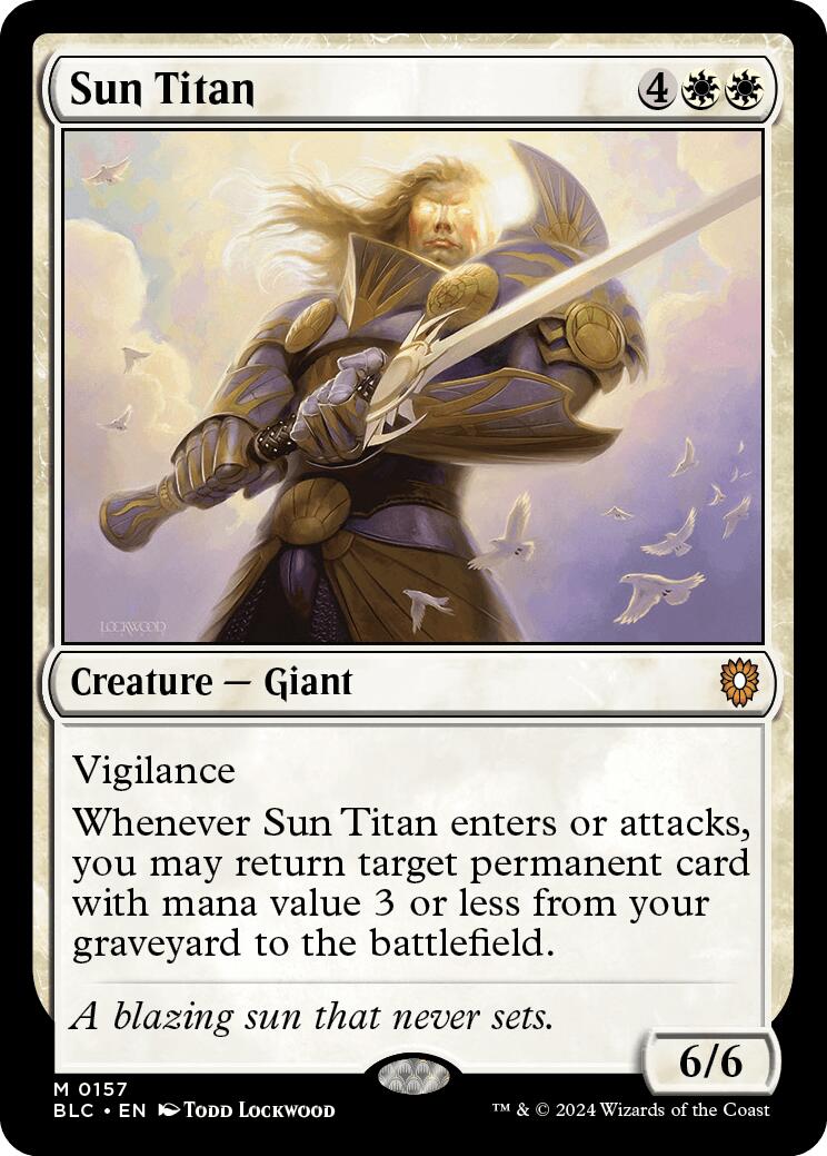 Sun Titan [Bloomburrow Commander] | Gam3 Escape