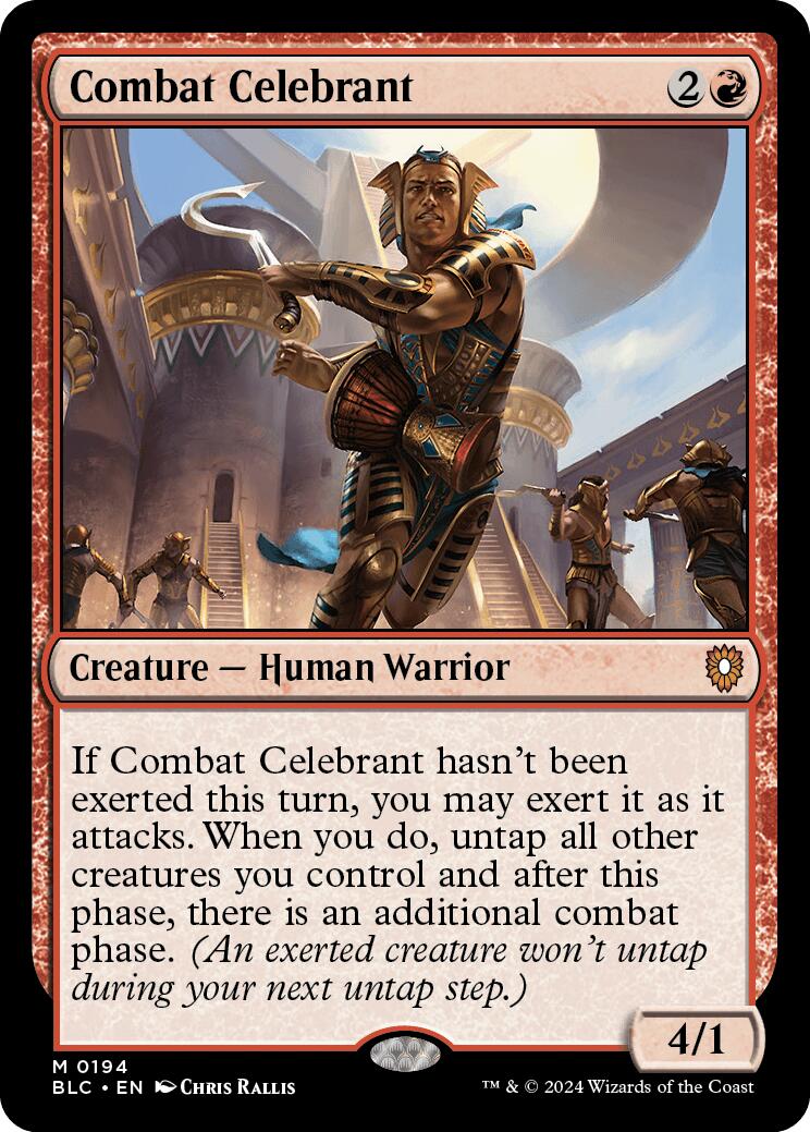 Combat Celebrant [Bloomburrow Commander] | Gam3 Escape