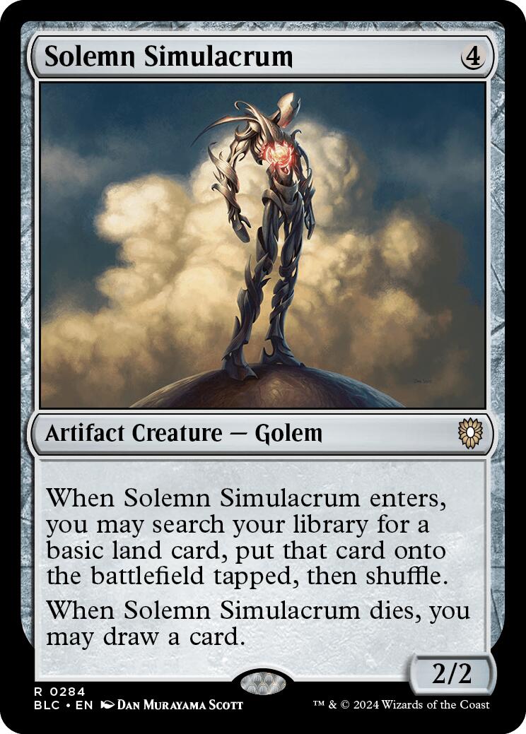 Solemn Simulacrum [Bloomburrow Commander] | Gam3 Escape