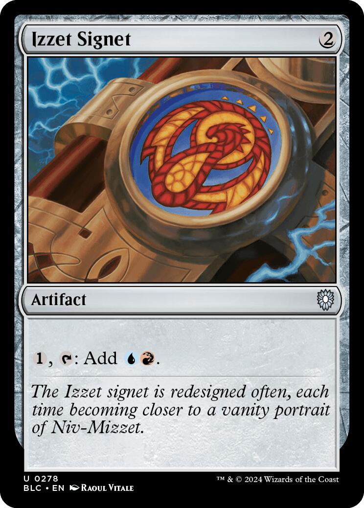 Izzet Signet [Bloomburrow Commander] | Gam3 Escape