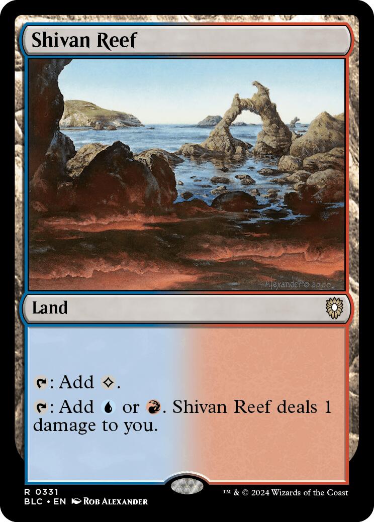 Shivan Reef [Bloomburrow Commander] | Gam3 Escape