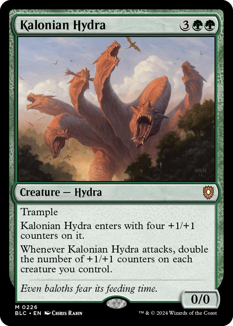 Kalonian Hydra [Bloomburrow Commander] | Gam3 Escape