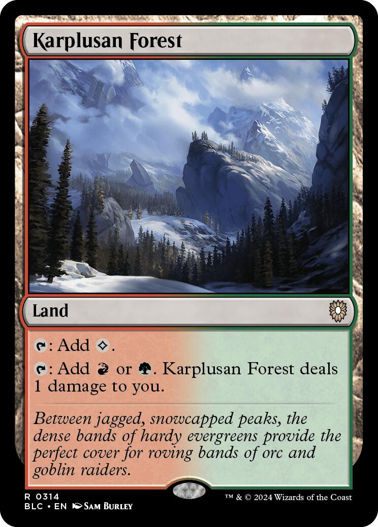 Karplusan Forest [Bloomburrow Commander] | Gam3 Escape