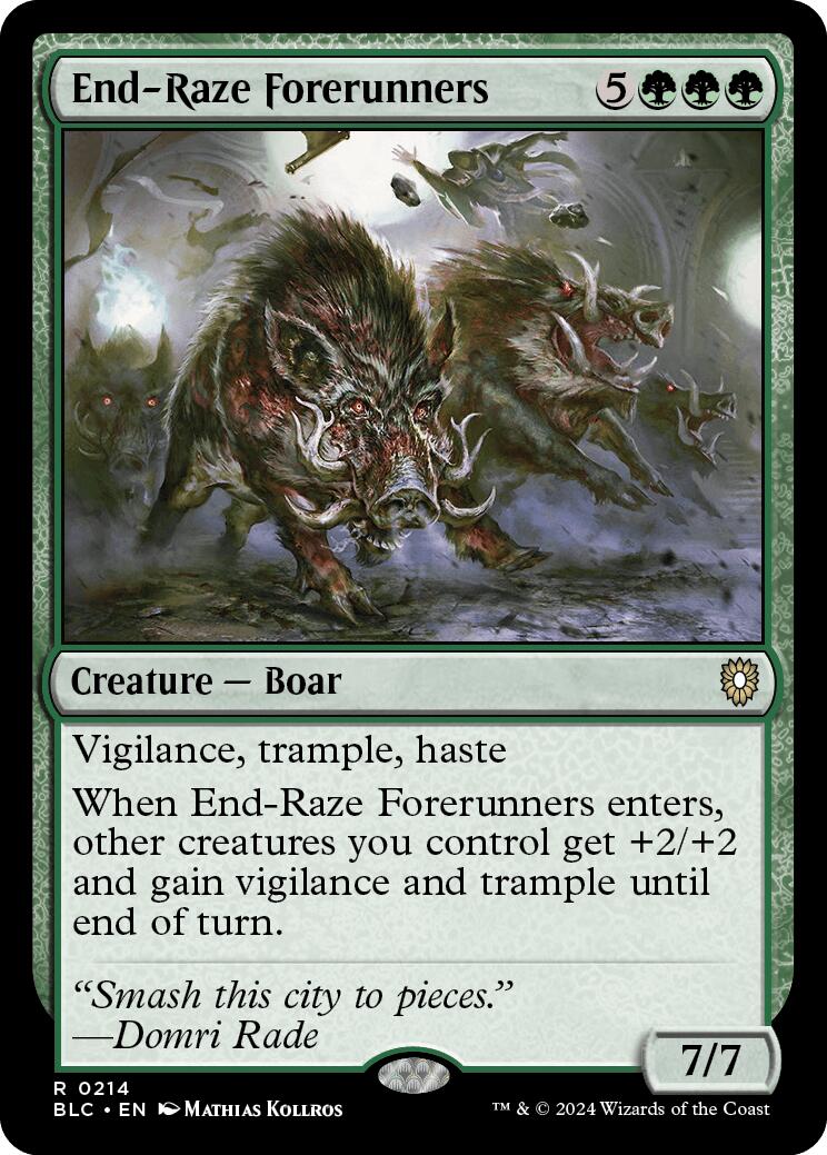 End-Raze Forerunners [Bloomburrow Commander] | Gam3 Escape