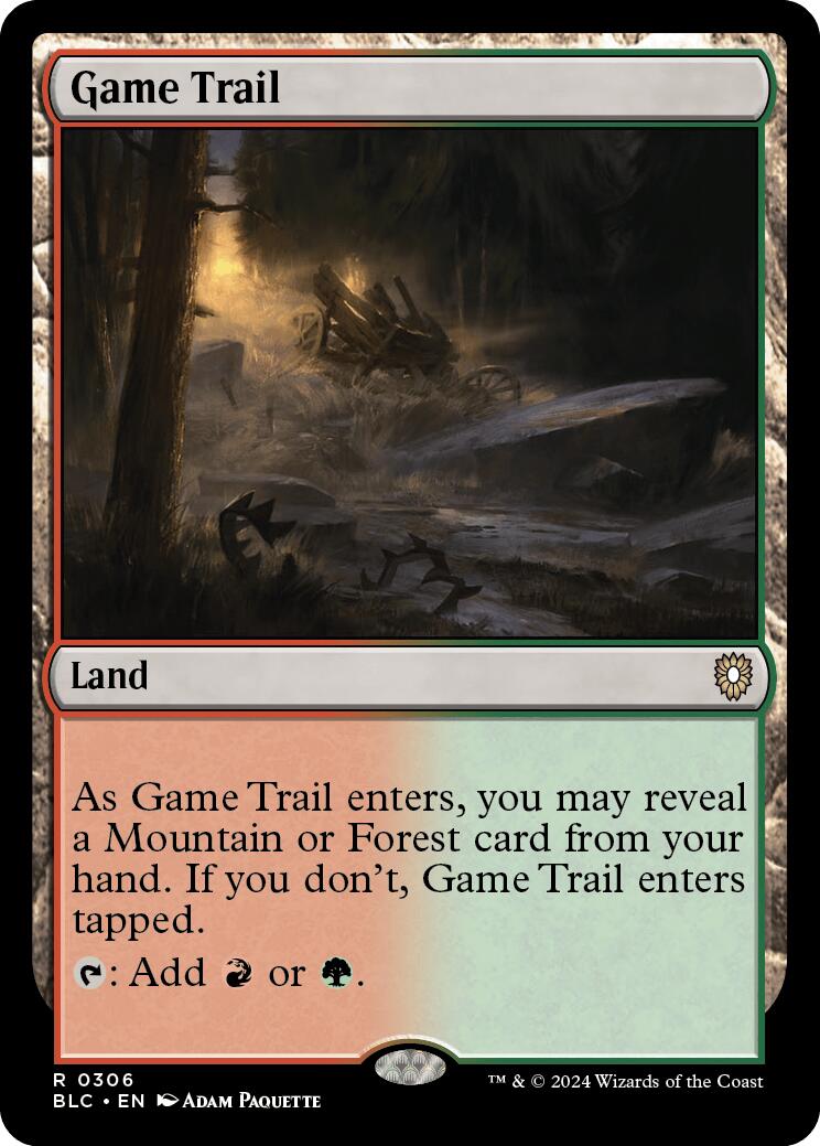 Game Trail [Bloomburrow Commander] | Gam3 Escape