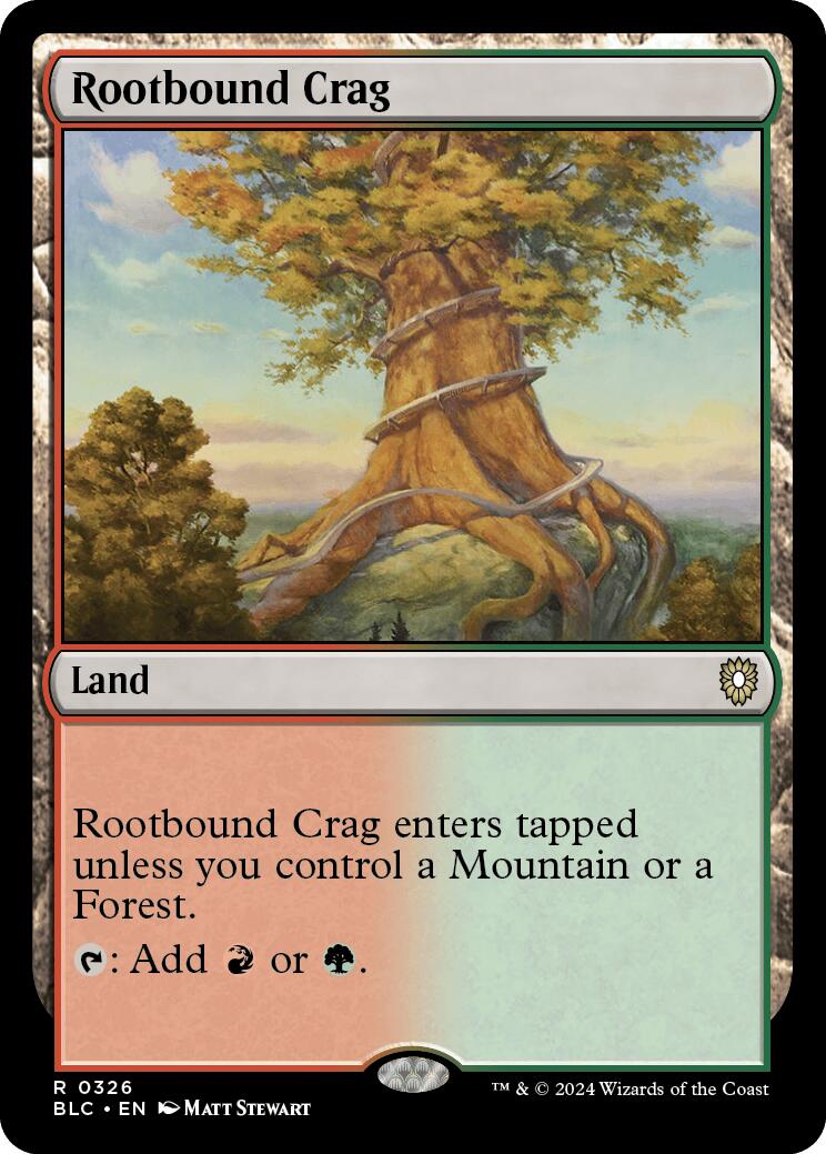 Rootbound Crag [Bloomburrow Commander] | Gam3 Escape