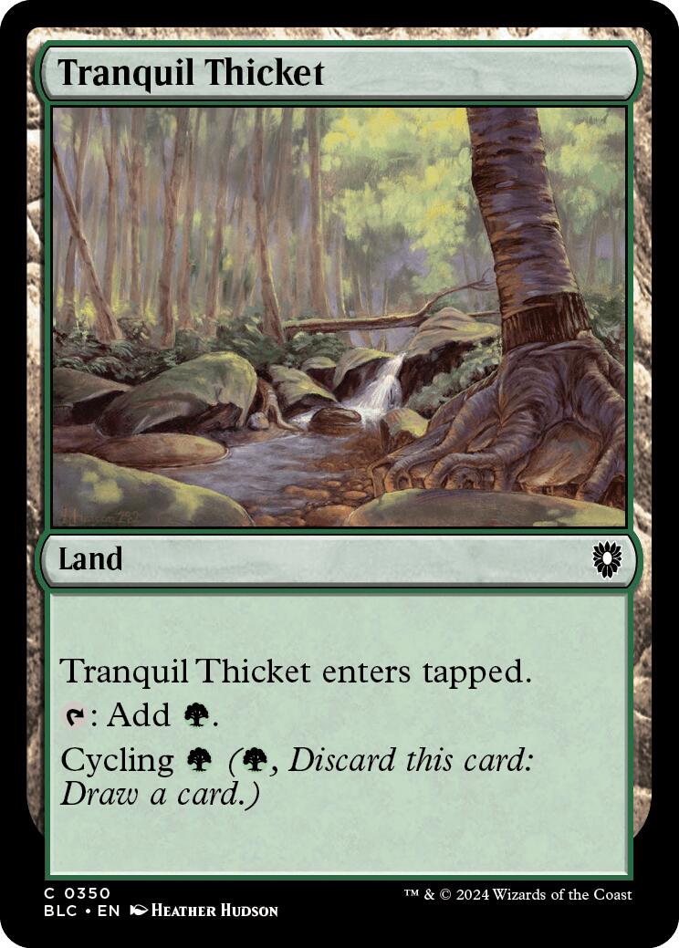 Tranquil Thicket [Bloomburrow Commander] | Gam3 Escape