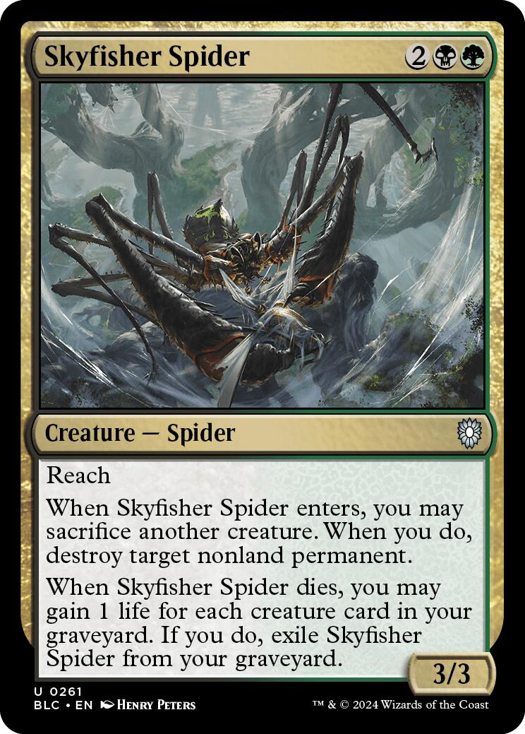 Skyfisher Spider [Bloomburrow Commander] | Gam3 Escape