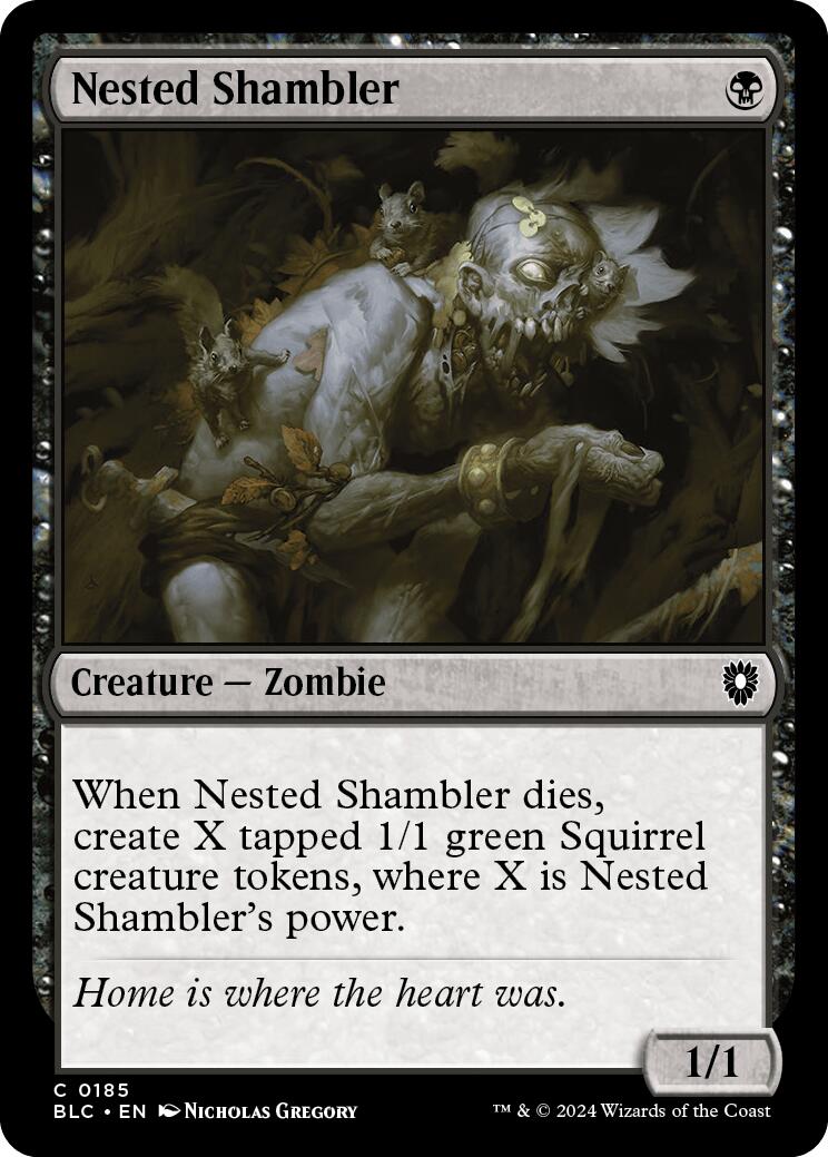 Nested Shambler [Bloomburrow Commander] | Gam3 Escape