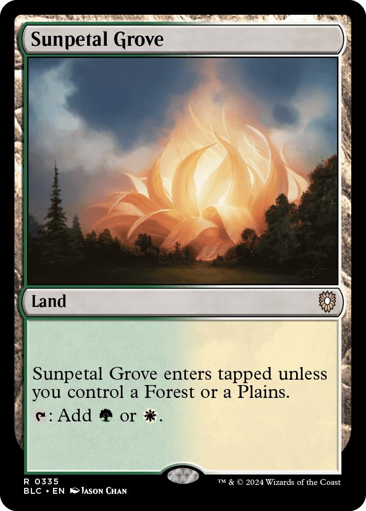 Sunpetal Grove [Bloomburrow Commander] | Gam3 Escape