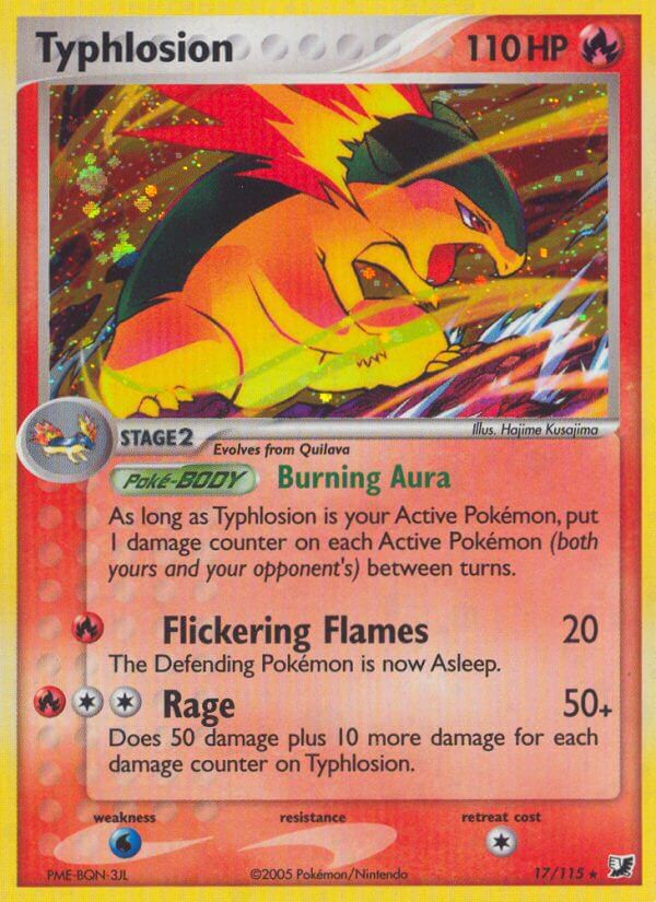 Typhlosion(17/115) (Theme Deck Exclusive) [EX: Unseen Forces] | Gam3 Escape