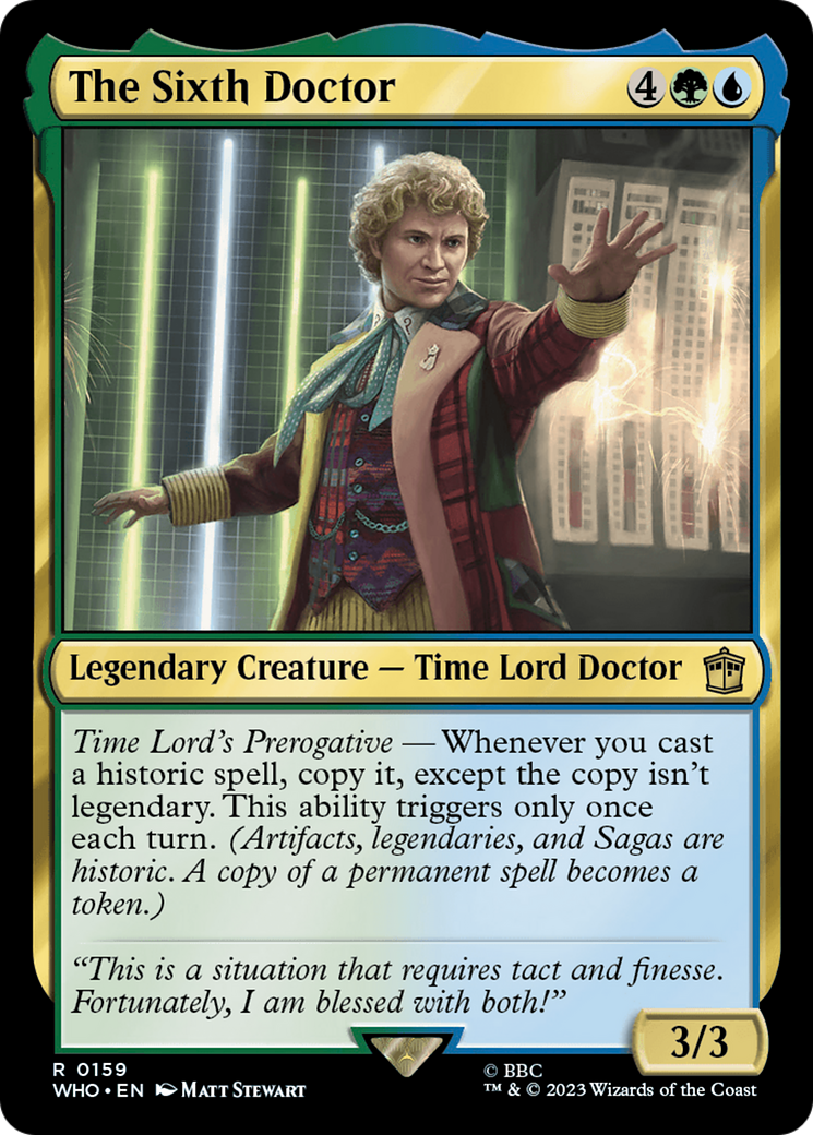 The Sixth Doctor [Doctor Who] | Gam3 Escape