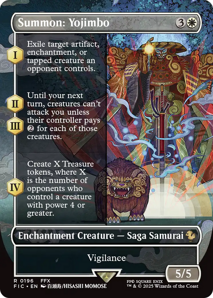 Summon: Yojimbo (Borderless) [FINAL FANTASY Commander] | Gam3 Escape
