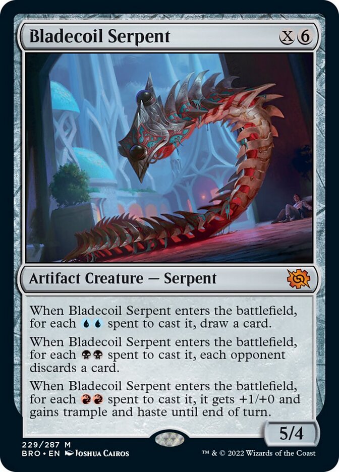 Bladecoil Serpent (Promo Pack) [The Brothers' War Promos] | Gam3 Escape